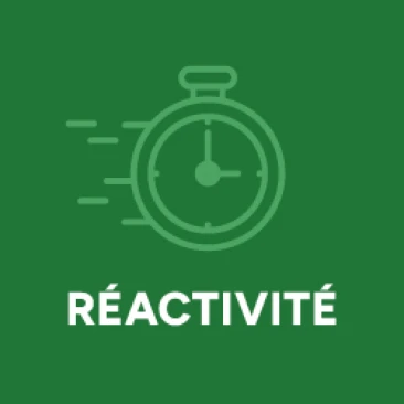 Valeurs - Réactivité